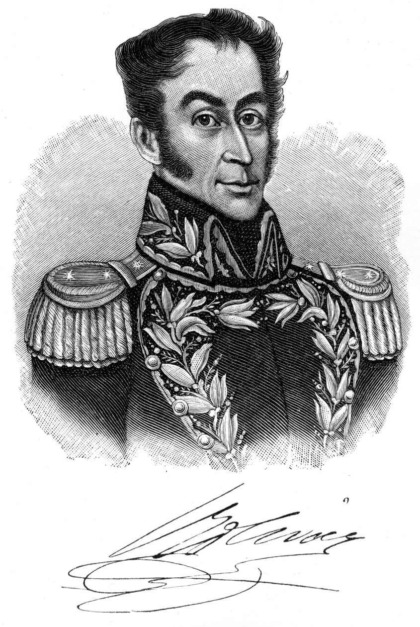 Simon Bolivar, leader révolutionnaire sud-américain du 19ème siècle, 1901 - Unbekannt