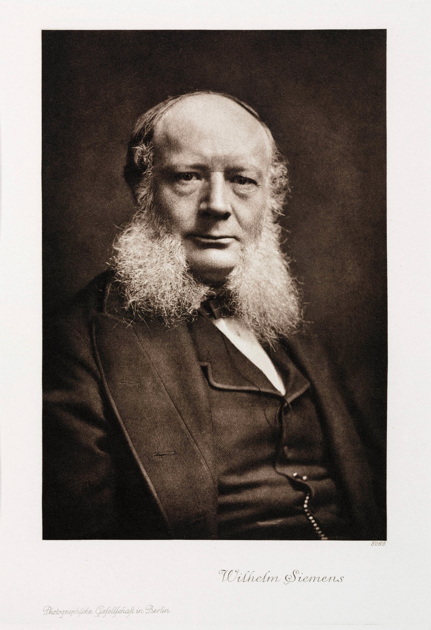 Sir Charles William Siemens, ingénieur allemand, vers 1860-1870 - Unbekannt