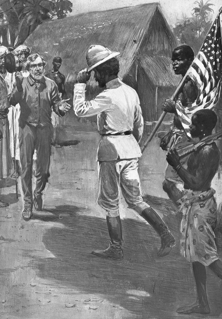 Sir Henry Morton Stanley rencontre David Livingstone, Afrique, 1871 - Unbekannt
