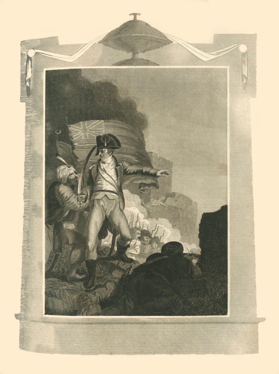 Sir Sidney Smith défendant la brèche à Acre, 1799 - Unbekannt