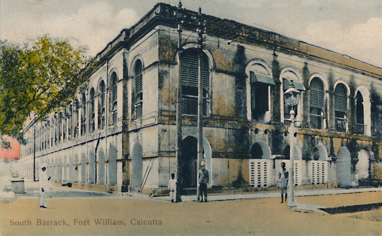 Caserne sud, Fort William, Calcutta, fin XIXe-début XXe siècle - Unbekannt