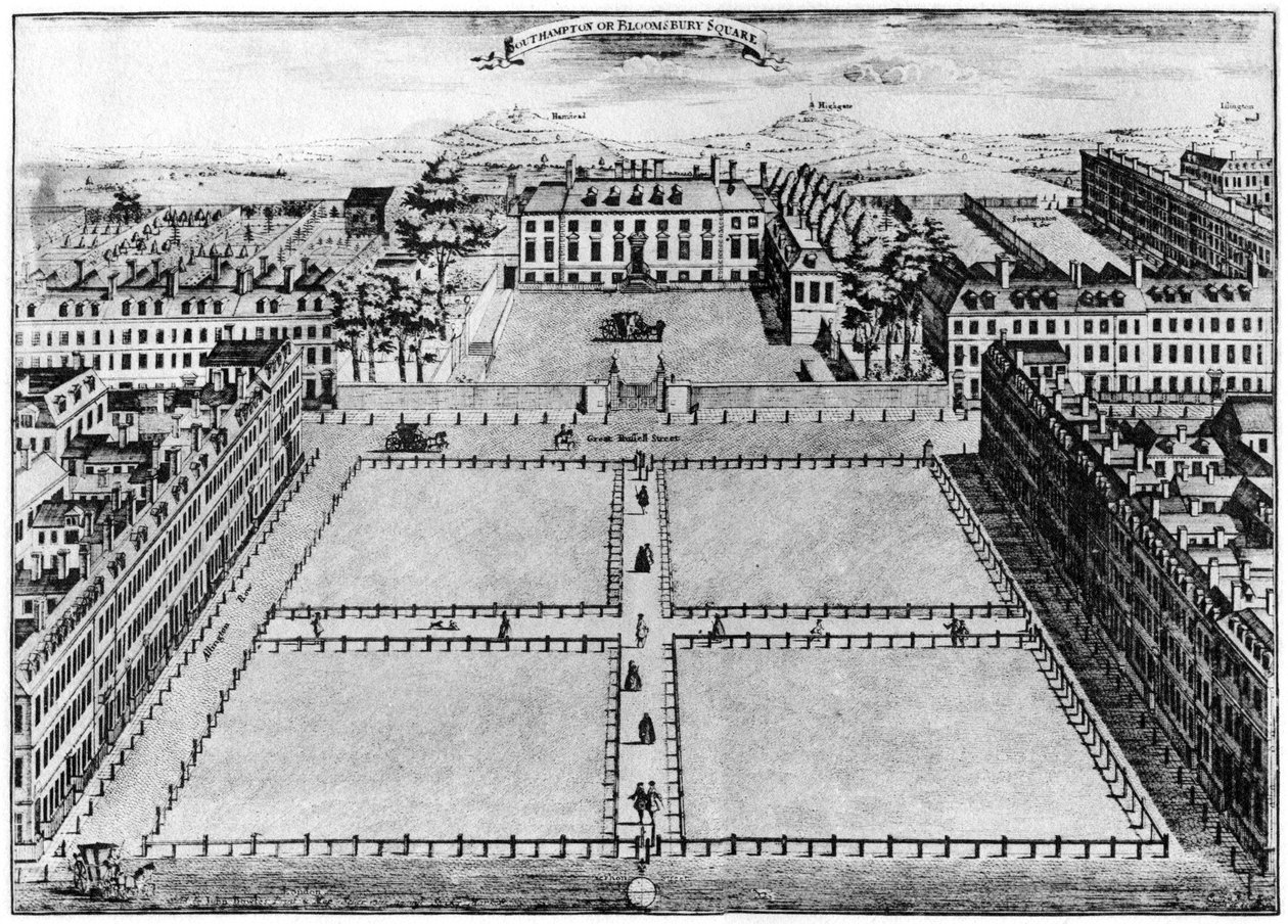 Southampton ou Bloomsbury Square, Londres, 18ème siècle 1907 - Unbekannt