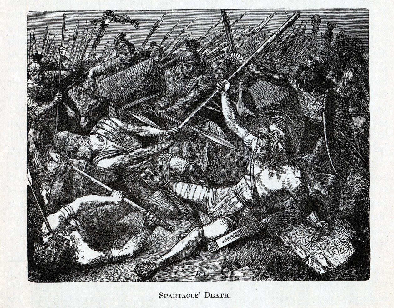 La mort de Spartacus - Unbekannt