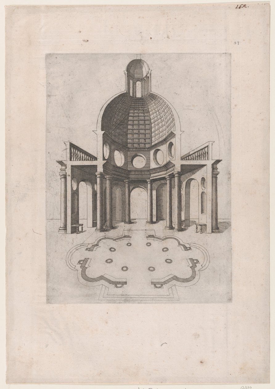 Speculum Romanae Magnificentiae: Intérieur et plan d
