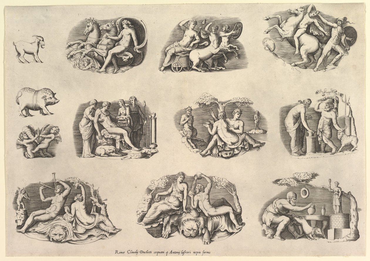 Speculum Romanae Magnificentiae: Sujets d