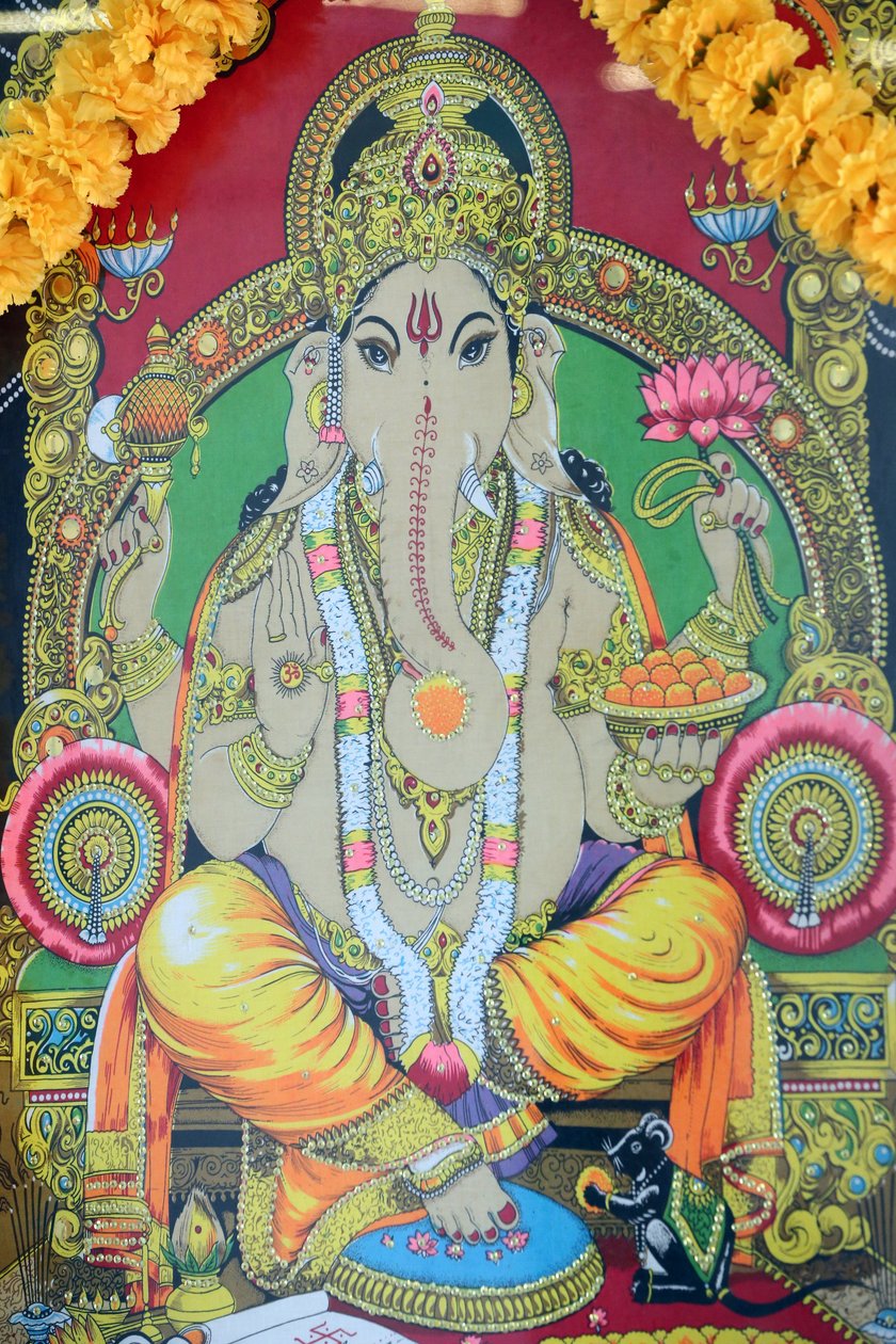 Temple Sri Thenday Yutthapani. Ganesh. Peinture. Ho Chi Minh Ville. Vietnam - Unbekannt