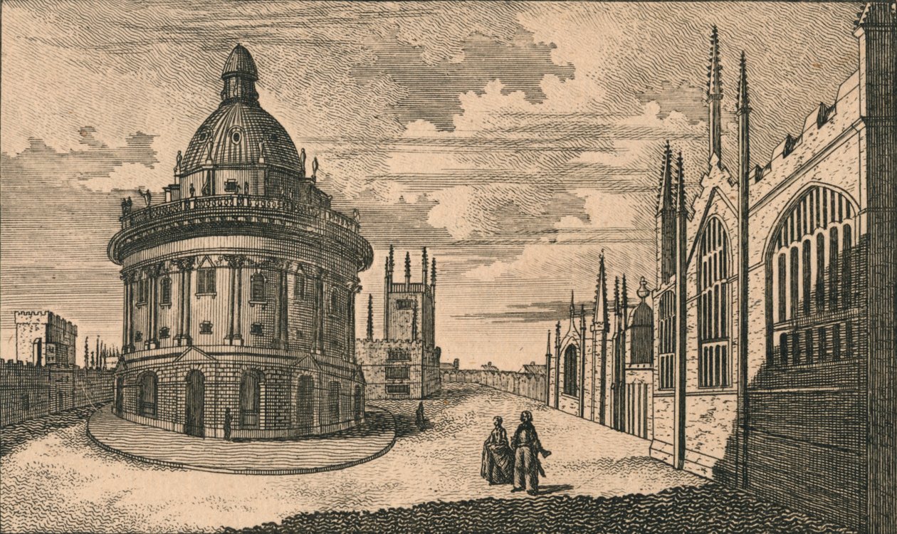 Église Sainte-Marie et Bibliothèque Radcliffe à Oxford, 18e siècle - Unbekannt