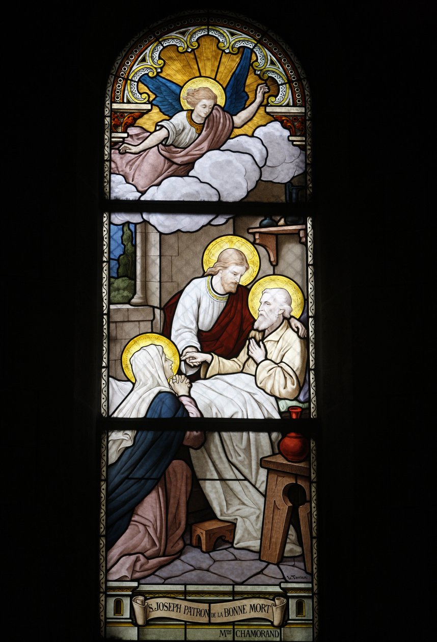 Église Notre-Dame du Rosaire : Saint Joseph, patron de la mort, Saint-Ouen - Unbekannt