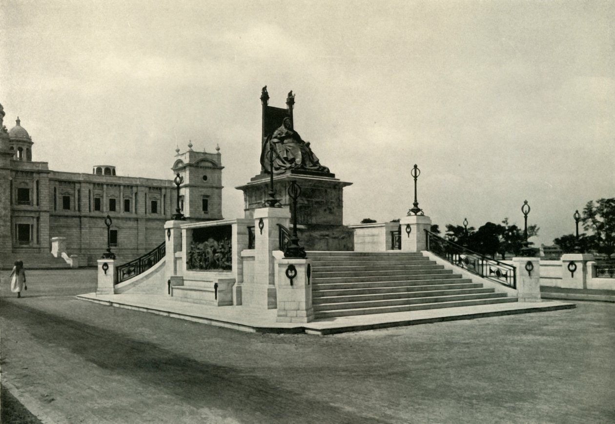 Statue de la reine Victoria devant le Victoria Memorial Hall, 1925 - Unbekannt