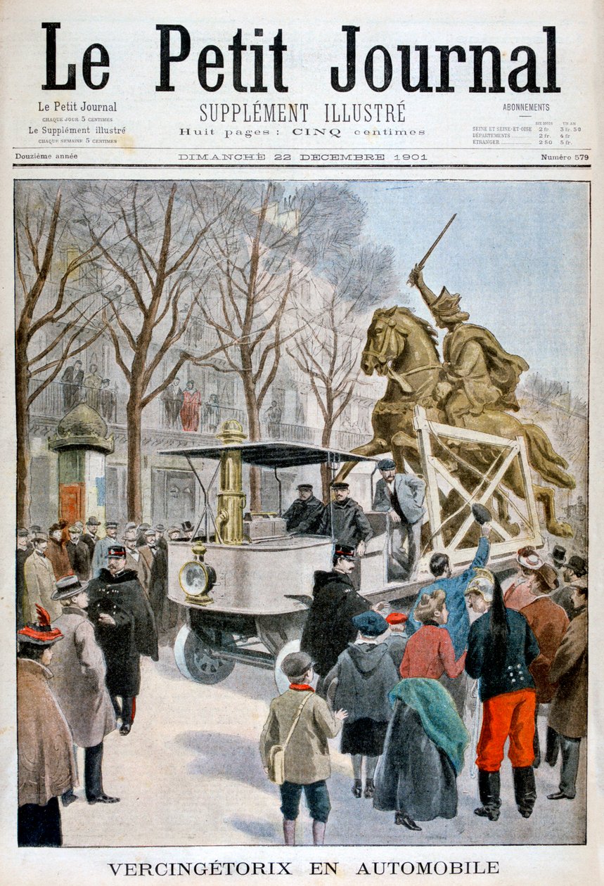 Statue de Vercingétorix en transit, France 1901 - Unbekannt