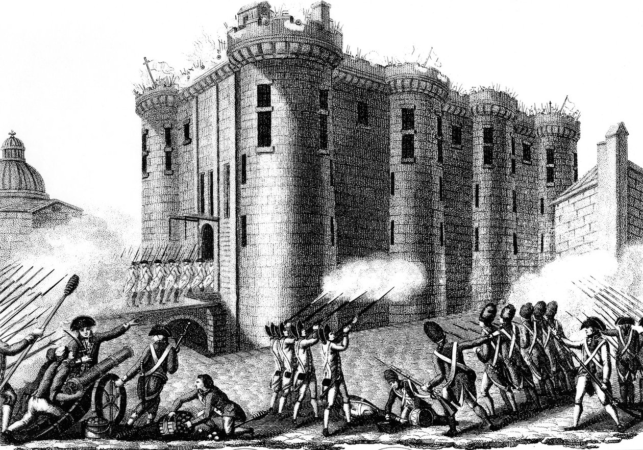 Prise de la Bastille par les Parisiens menés par les Gardes Grenadiers, 14 juillet 1789 - Unbekannt
