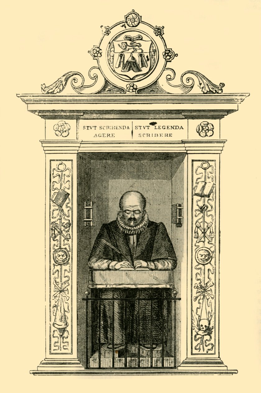 Monument de Stow à St. Andrew Undershaft, vers 1872 - Unbekannt