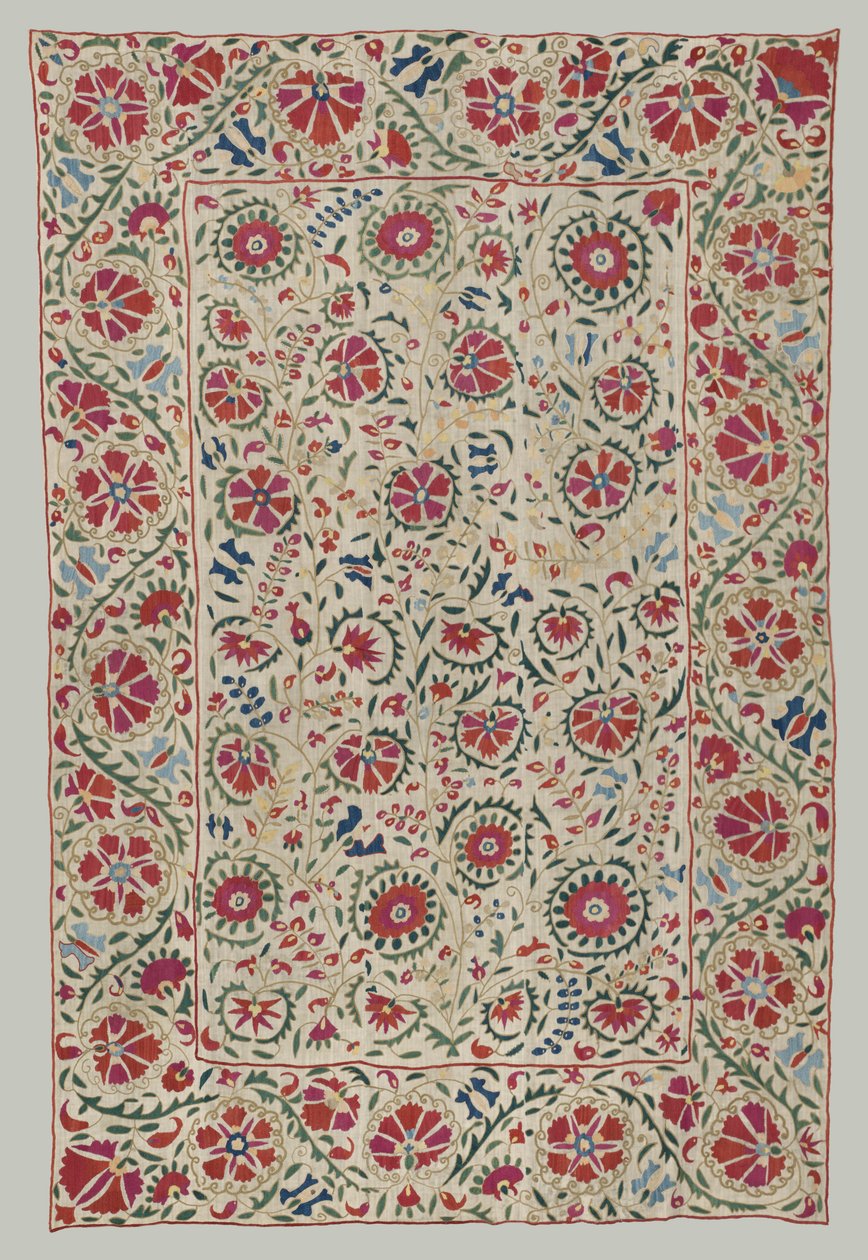 Suzani : rideau ou couvre-lit, vers 1800 - Unbekannt