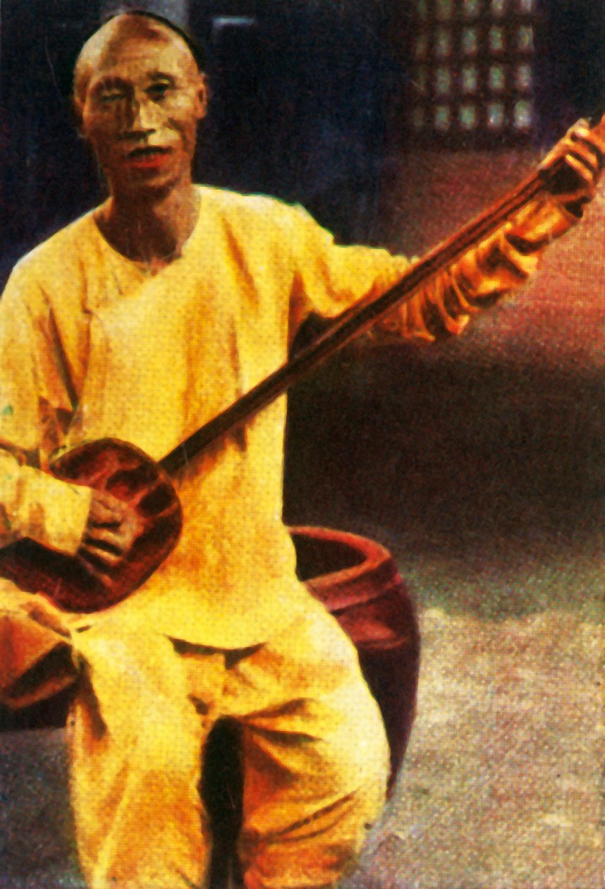 Musicien de maison de thé, Chine, c1928 - Unbekannt