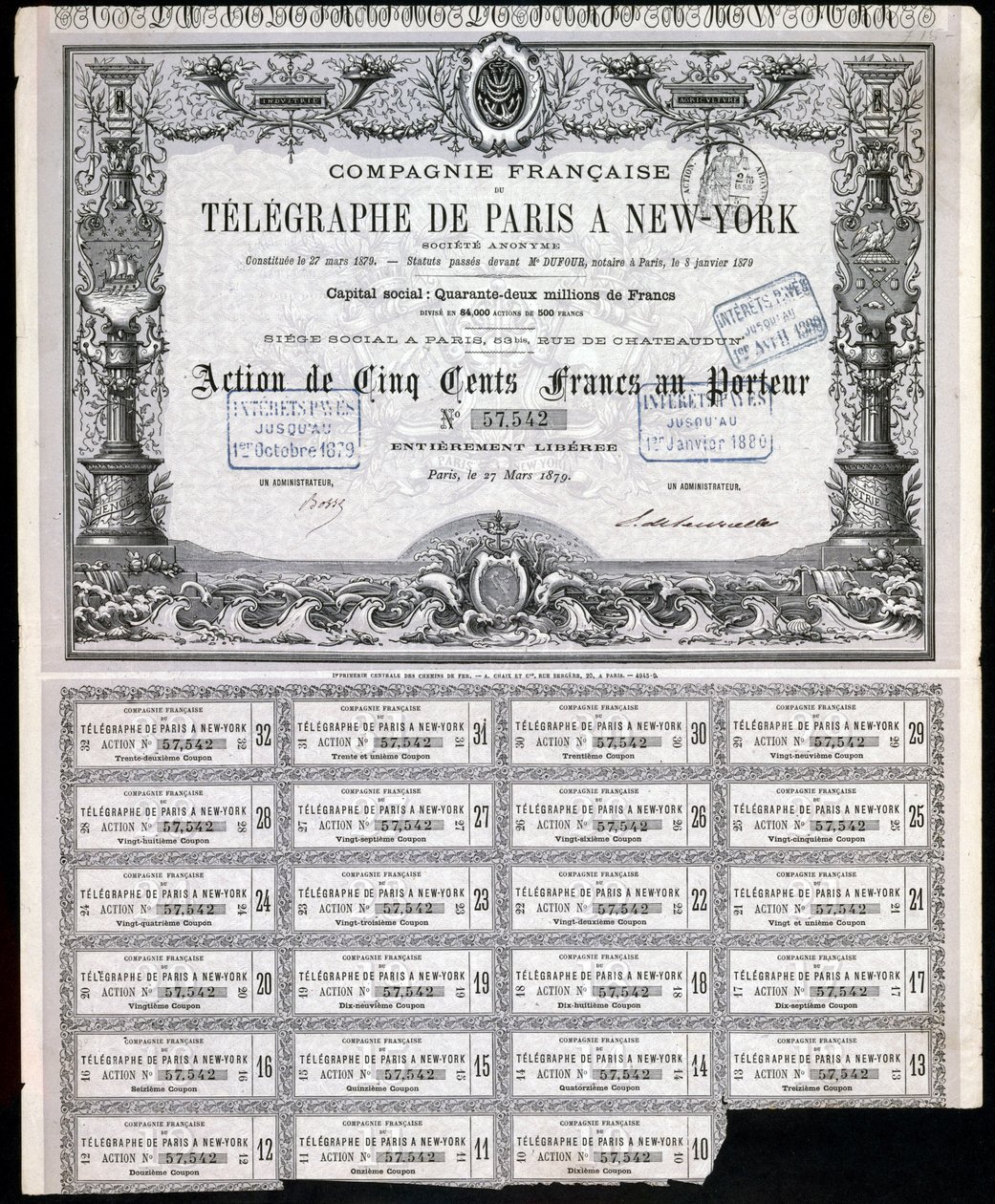 Télégraphie, certificat d