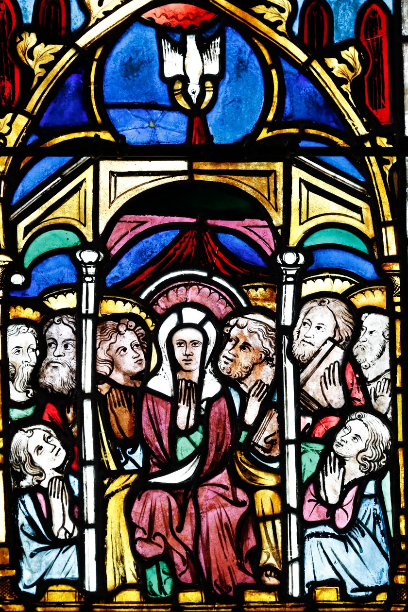 Église calviniste Temple Saint-Étienne, Vitrail, L