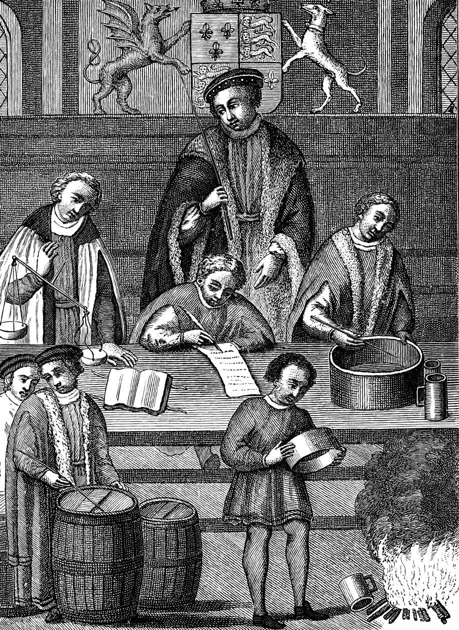 Vérification des poids et mesures sous le règne de Henri VII, Angleterre, 1497-1509 - Unbekannt