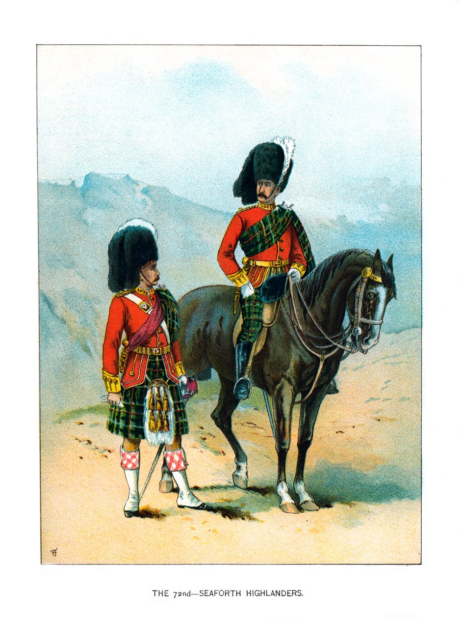 Les 72ème Seaforth Highlanders, vers 1890 - Unbekannt