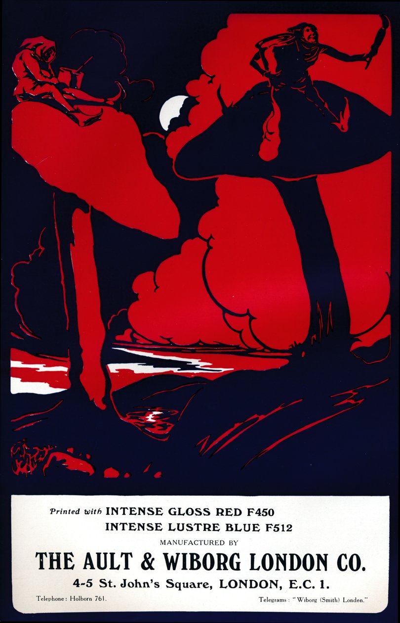 Publicité de la société Ault & Wiborg, Londres, 1919 - Unbekannt