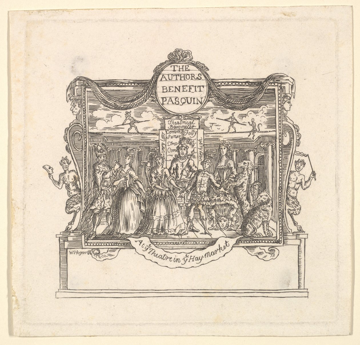 Le Bénéfice des auteurs : Pasquin, 1736 - Unbekannt