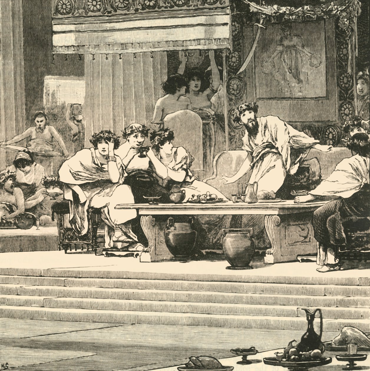 Le Banquet de Damoclès, 1890 - Unbekannt