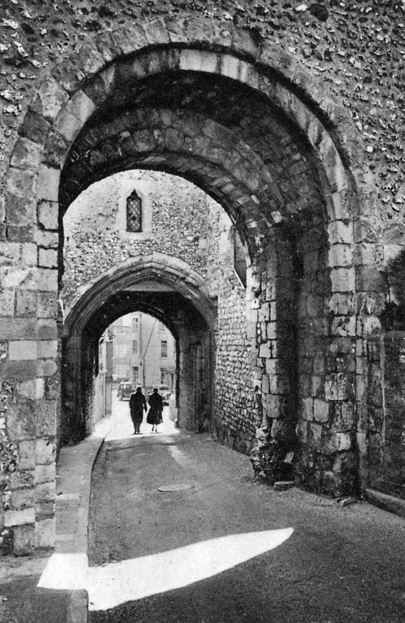 Les arches du Barbican, Lewes, East Sussex, vers 1900s-1920s - Unbekannt