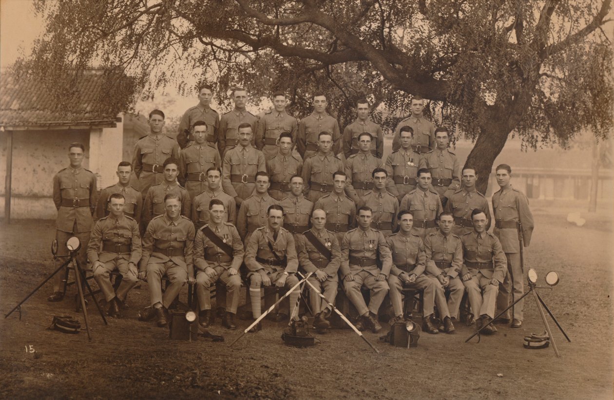 Les signaleurs du bataillon du premier bataillon, le régiment royal West Kent de la reine. Poona - Unbekannt