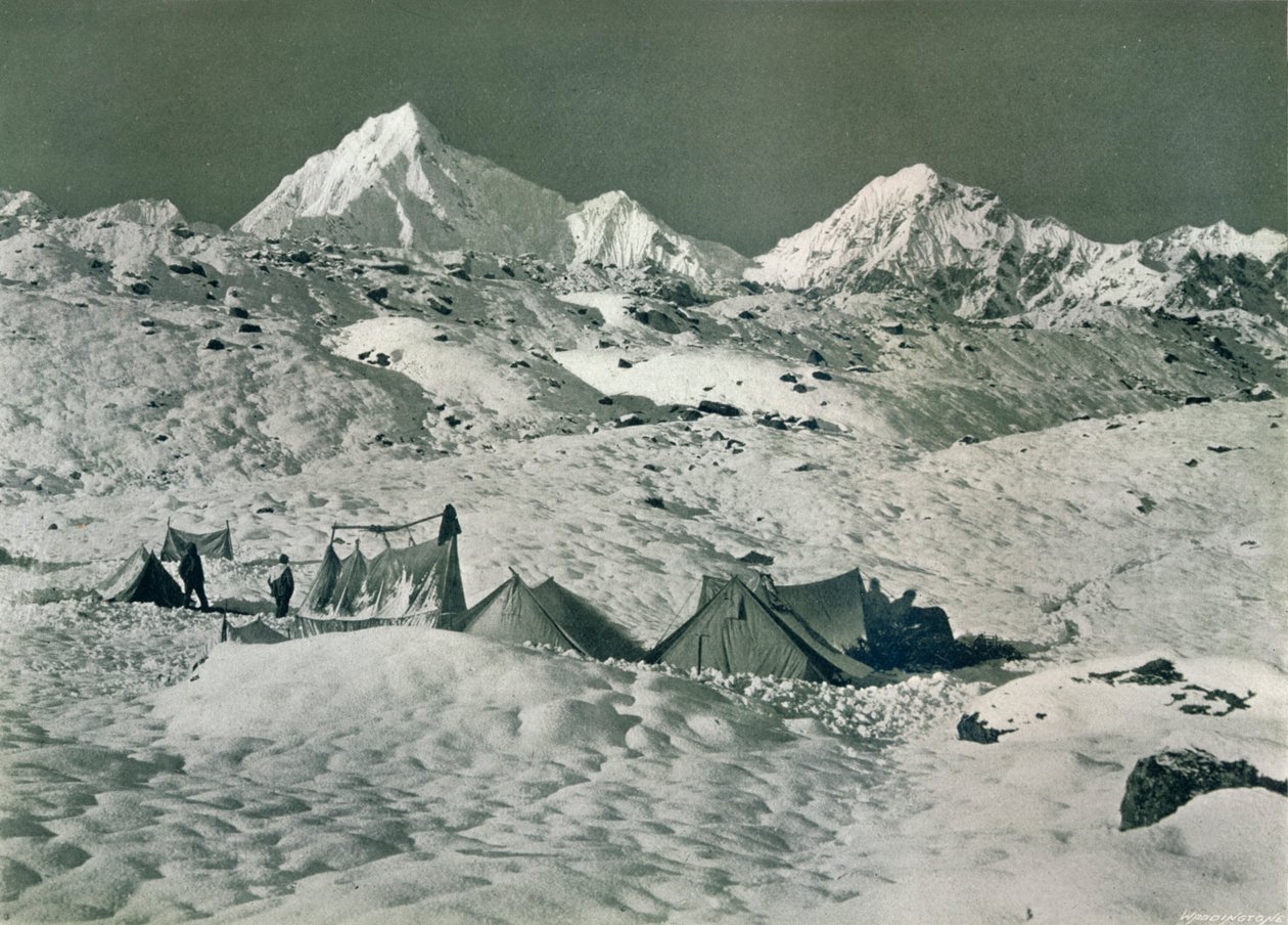 Le camp sous Jongsong La, vers 1903 - Unbekannt