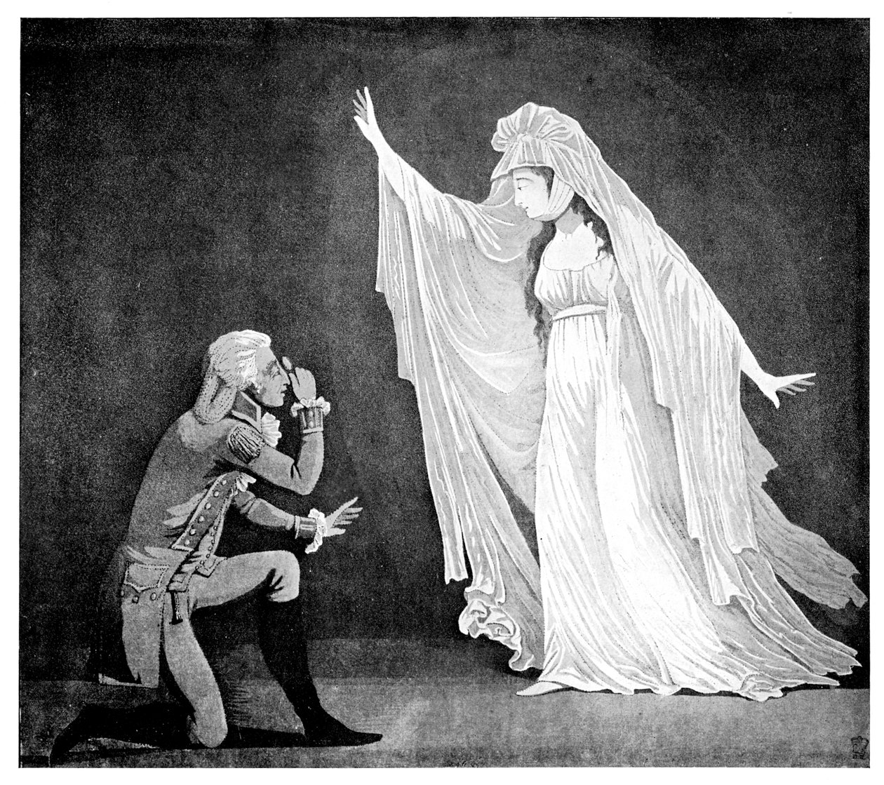 Le spectre du château et son admirateur fervent, 1793 - Unbekannt