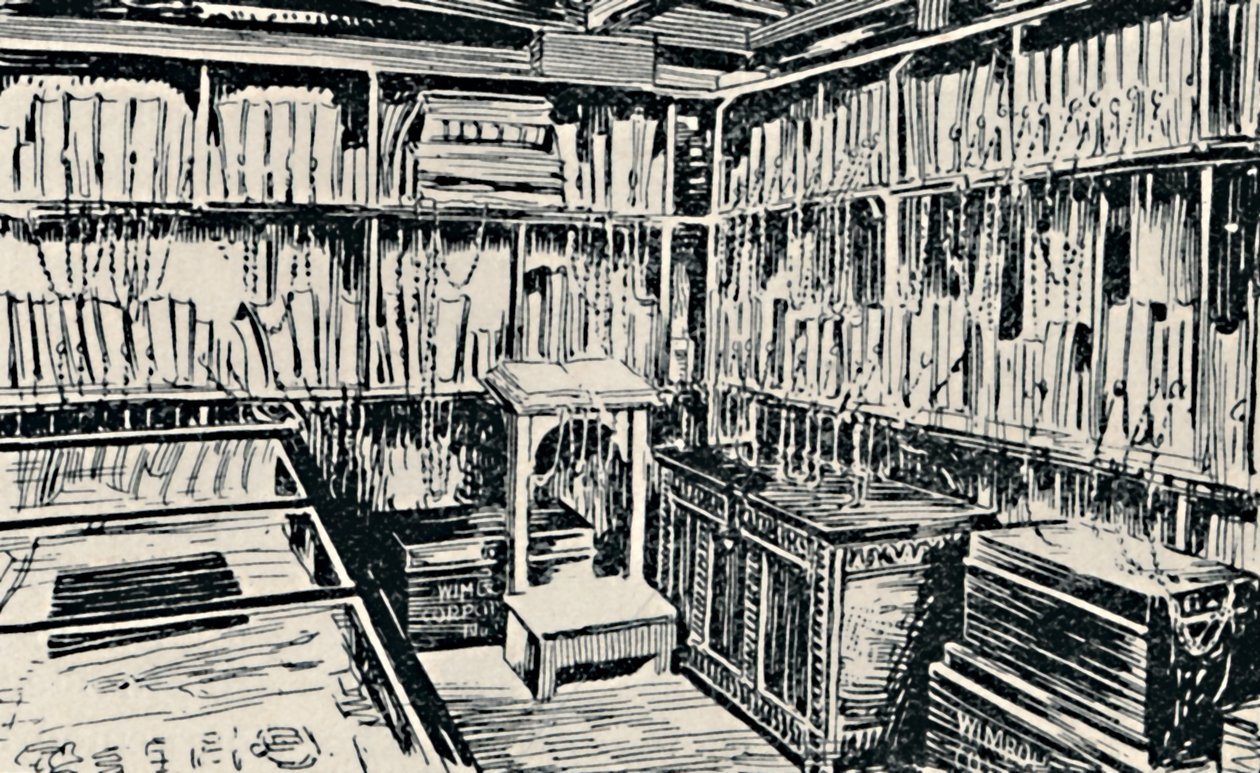 La bibliothèque enchaînée de Wimborne, 1929 - Unbekannt