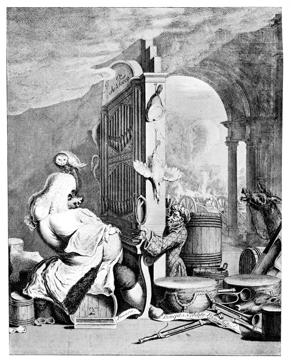 Le Charmant Brute, une satire sur Handel, 1754 - Unbekannt