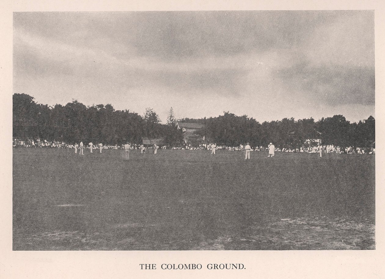 Le terrain de cricket de Colombo, Ceylan, 1912 - Unbekannt