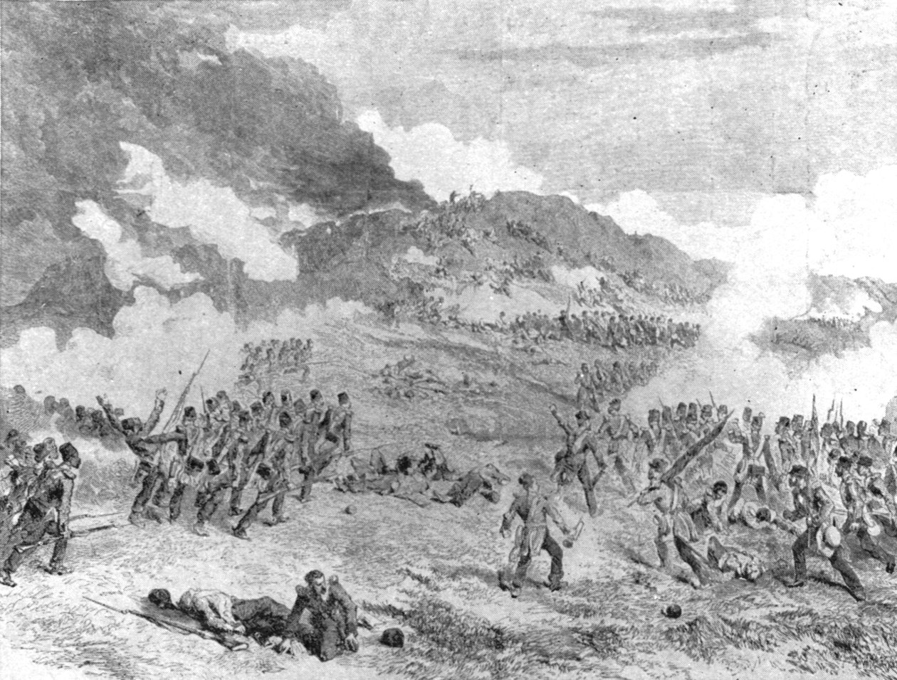 La Guerre de Crimée, 1854-56 : La Prise de Sébastopol : Assaut du Redan, 8 septembre 1855, 1901 - Unbekannt