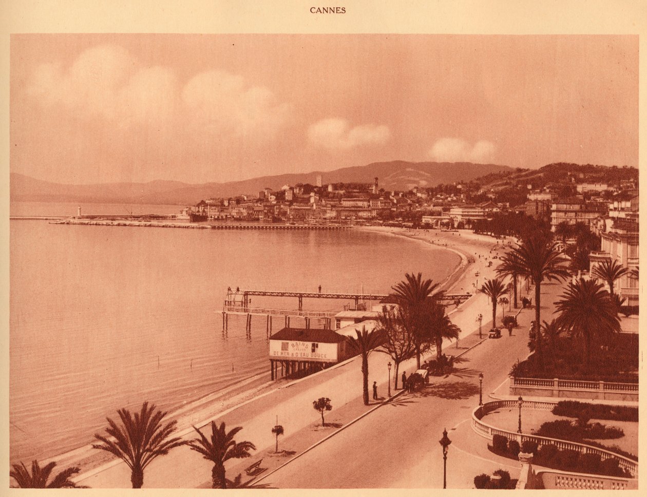 La Croisette et Mont Chevalier, Cannes, 1930 - Unbekannt