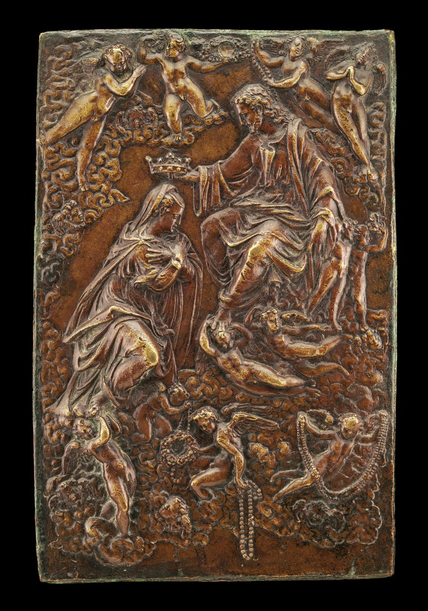 Le Couronnement de la Vierge, seconde moitié du 16ème siècle - Unbekannt