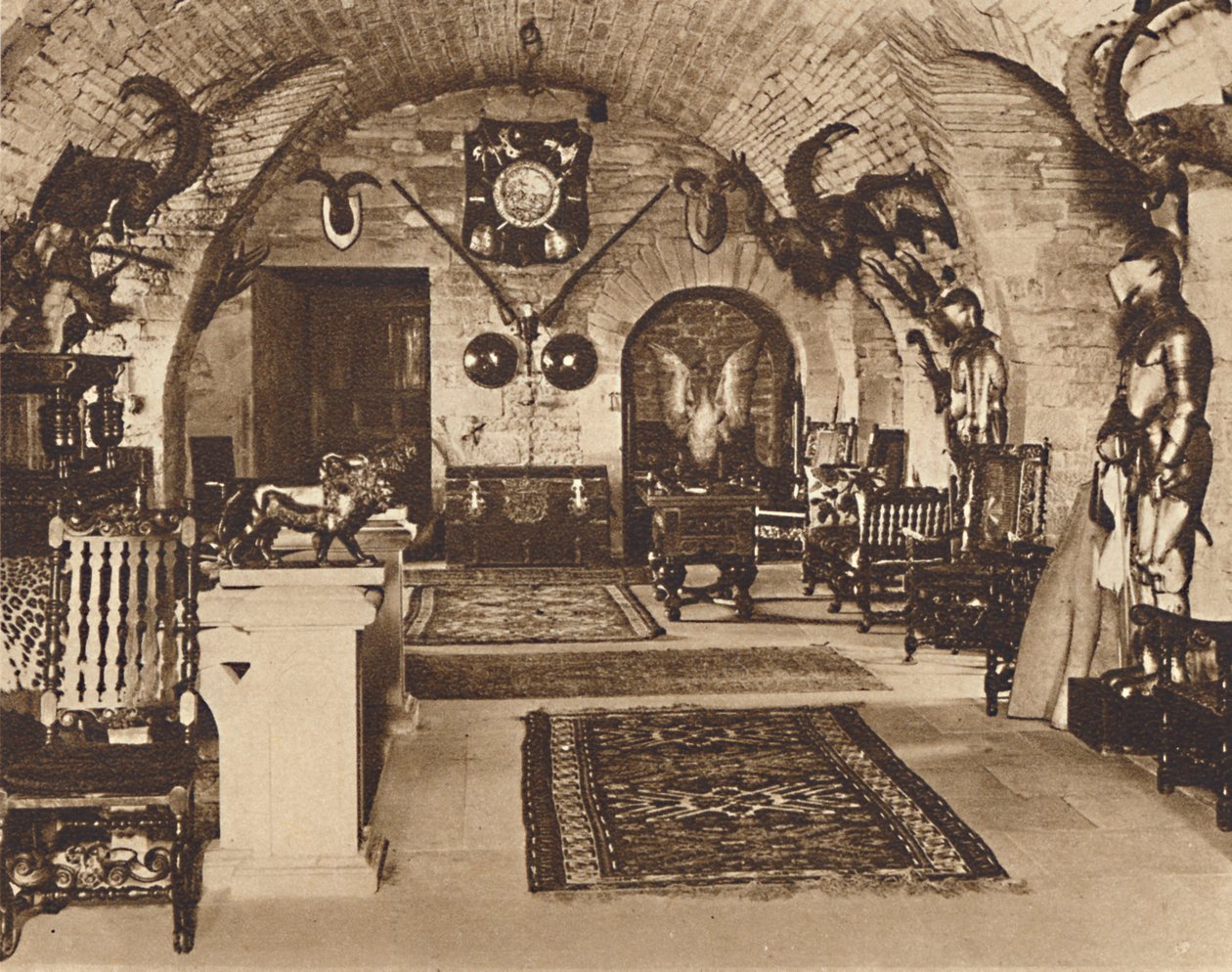 La crypte, château de Glamis, c1933 1937 - Unbekannt