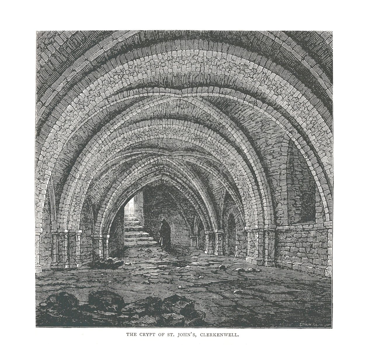 La crypte de Saint-Jean, 1878 - Unbekannt