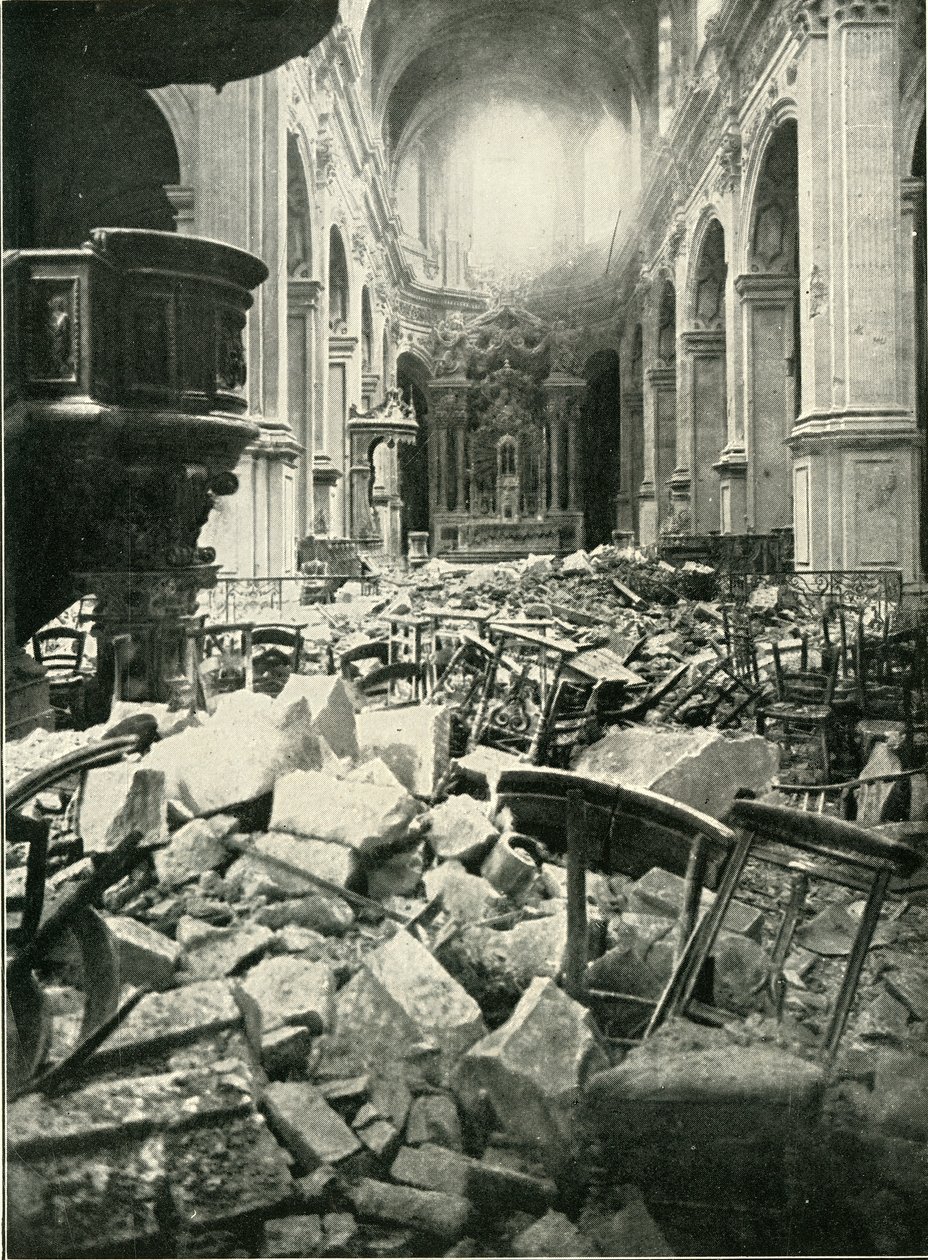 Les dégâts causés à la cathédrale de Cambrai - Unbekannt