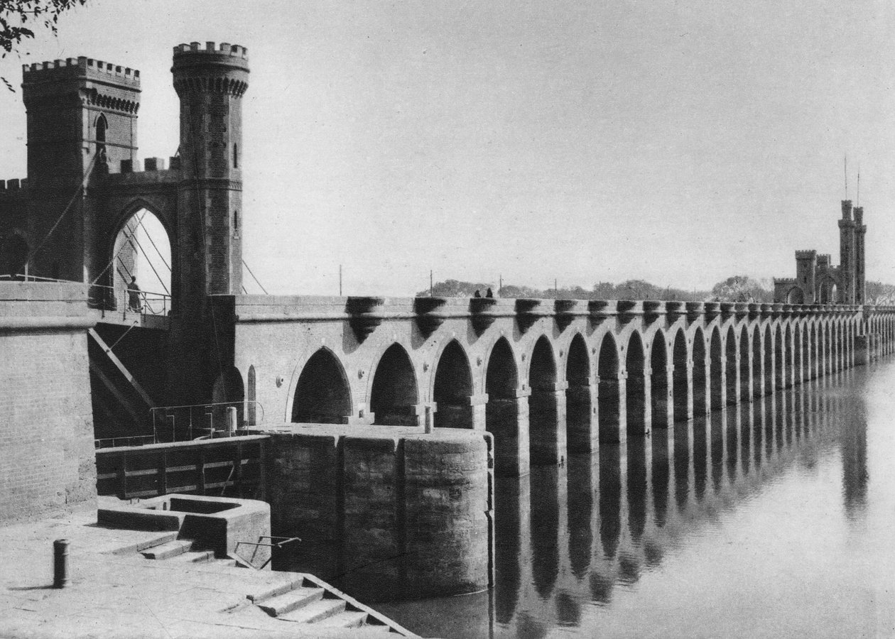 Le barrage du Delta, Le Caire, Égypte, vers les années 1920 - Unbekannt