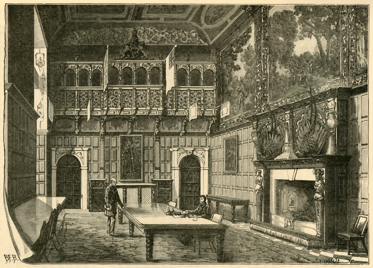 La salle à manger, Hatfield, 1898 - Unbekannt
