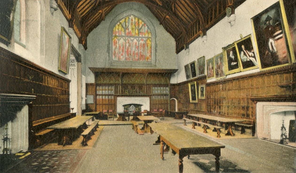 La salle à manger, Eton College, 1910 - Unbekannt