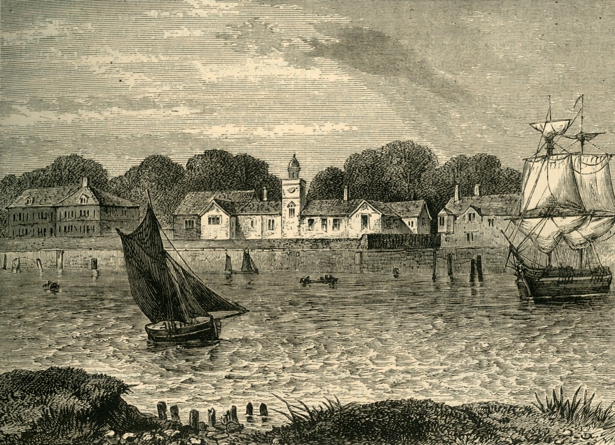 Les hospices du duc de Norfolk, en 1796, vers 1878 - Unbekannt