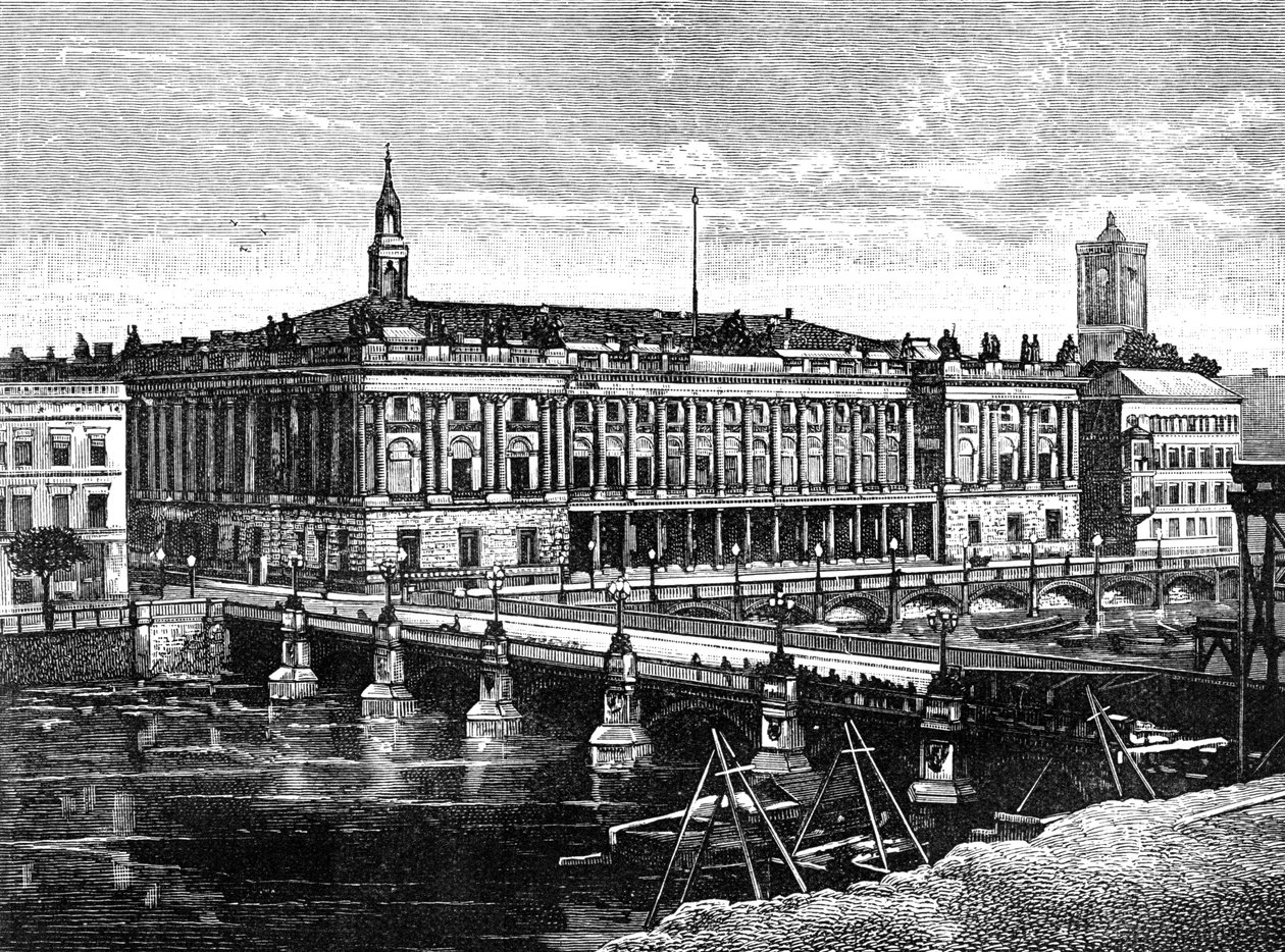 La Bourse et le pont Frédéric, Berlin, 1900 - Unbekannt