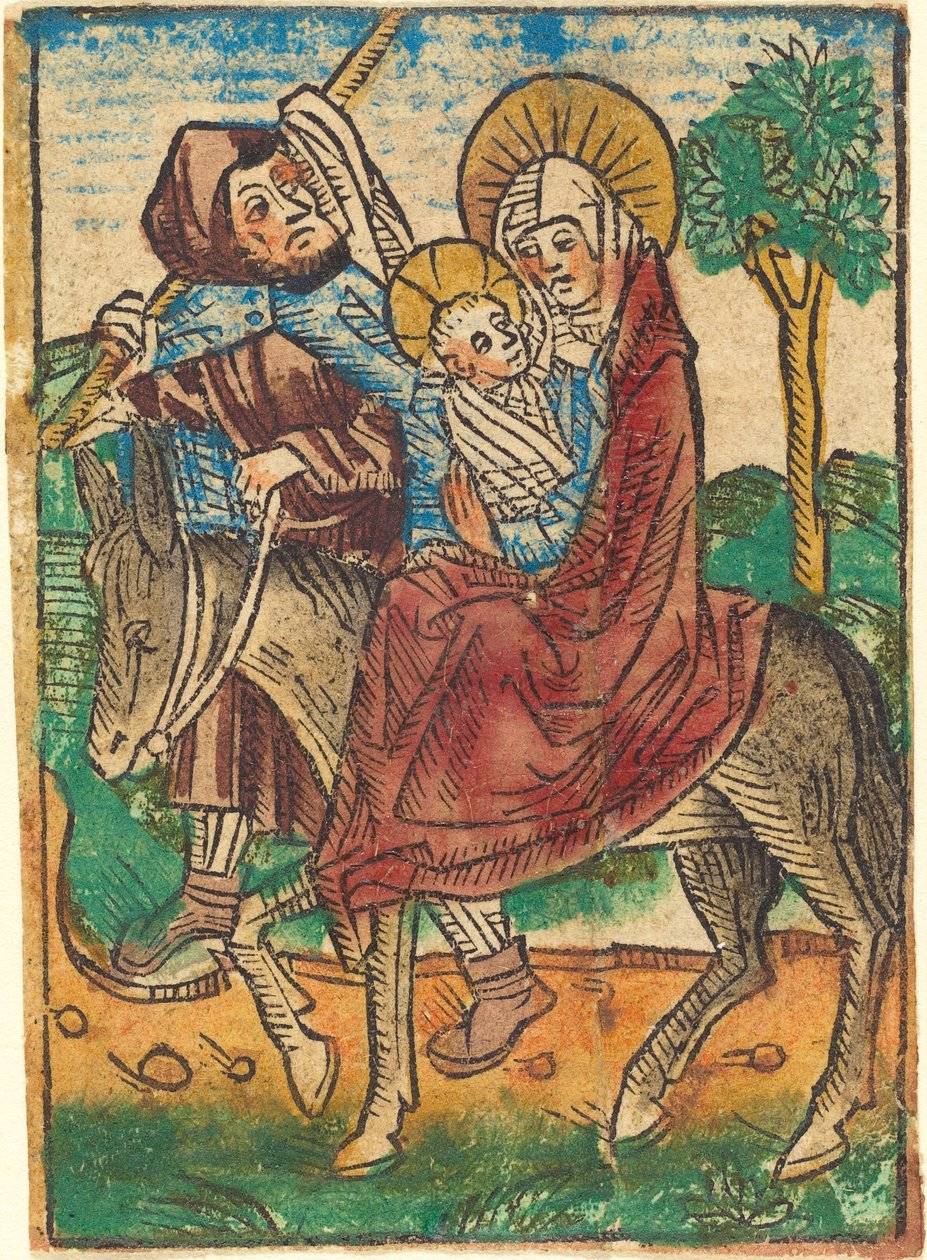 La Fuite en Égypte, vers 1490 - Unbekannt