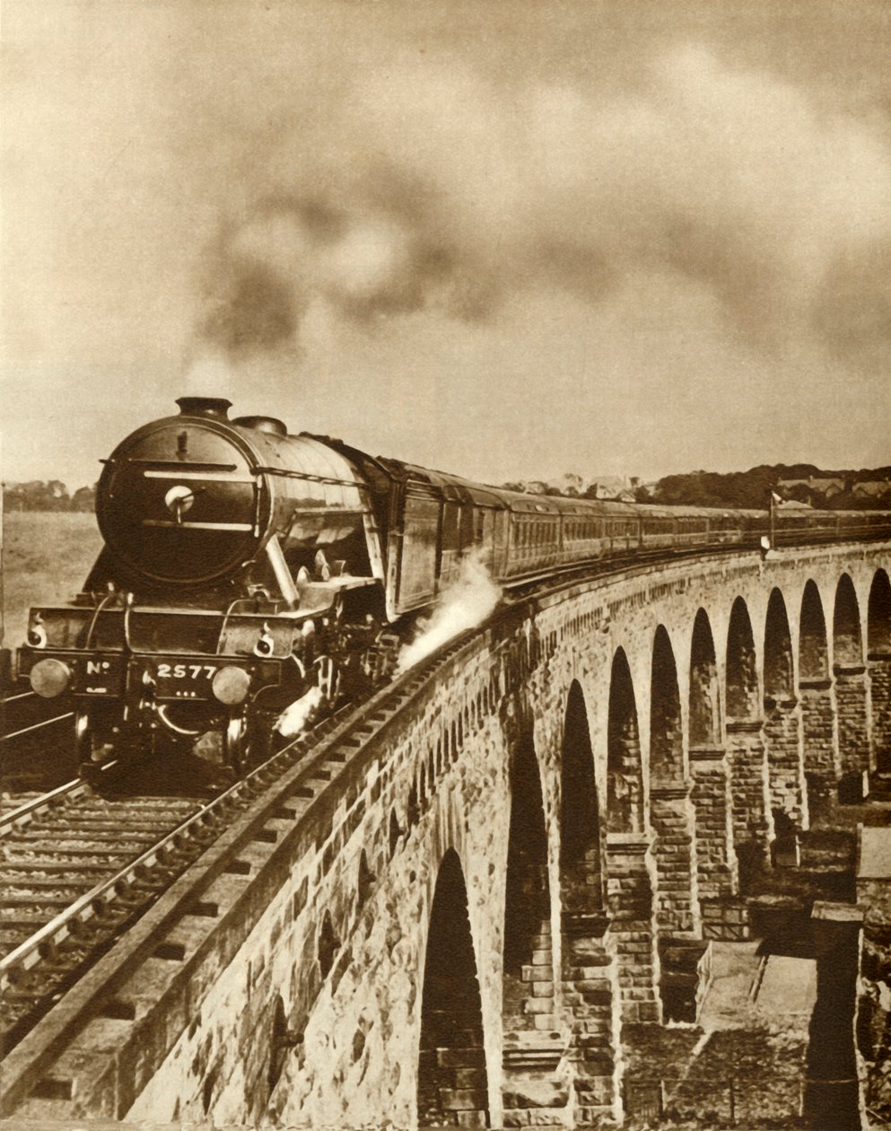 Le Flying Scotsman...trajet sans arrêt entre Kings Cross et Newcastle, 11 juillet 1927 - Unbekannt