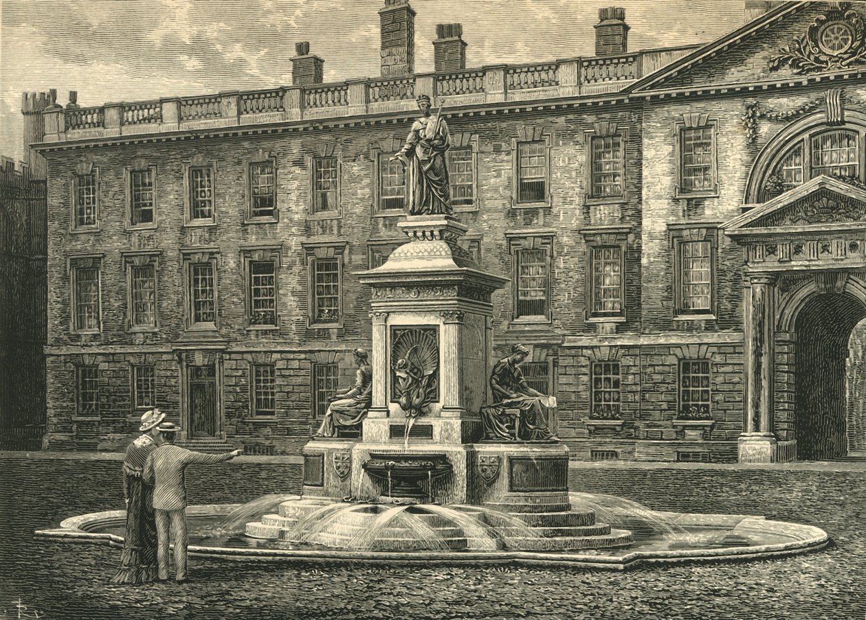 La Fontaine, Kings College, Cambridge, fin du 19e siècle - Unbekannt