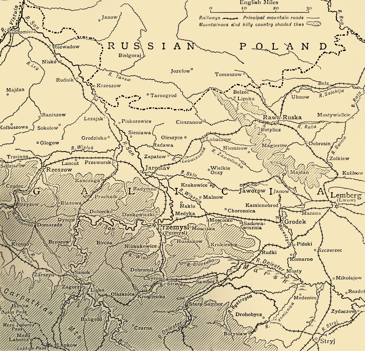 La campagne de Galicie, Première Guerre mondiale, c1915 - Unbekannt