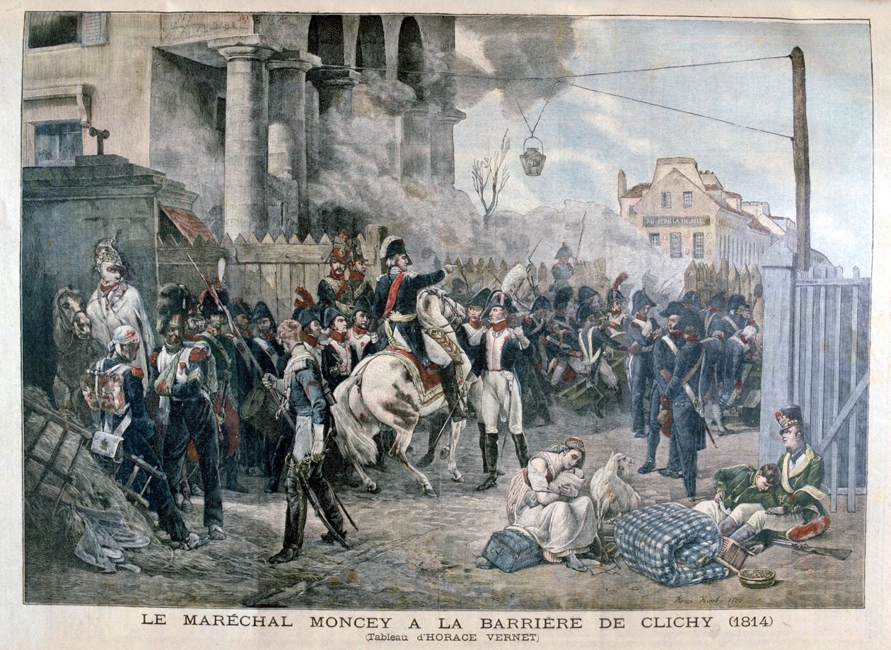 La porte de Clichy pendant la défense de Paris, 30 mars 1814, 1904 - Unbekannt