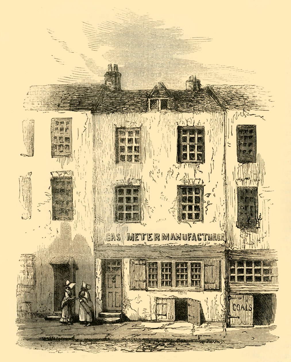 La maison des fantômes à Cock Lane, vers 1872 - Unbekannt