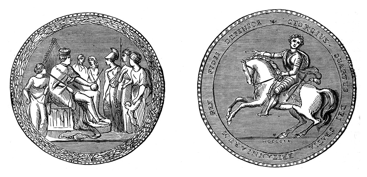 Le Grand Sceau du roi George IV, vers 1895 - Unbekannt